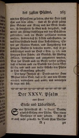 Der XXXV. Psalm [...].
