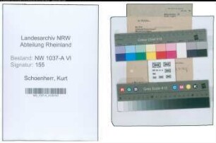 Entnazifizierung Kurt Schoenherr , geb. 00.00.0000 (Kaufmann)
