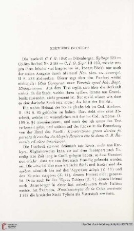 22: Kretische Inschrift