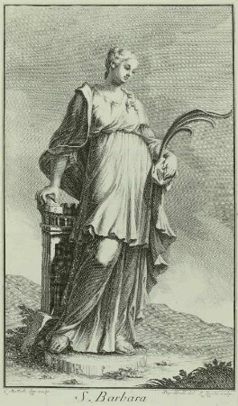 S. Barbara (nach einer Statue der Hofkirche)