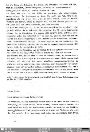 Neuem Denken wird neues Handeln folgen
