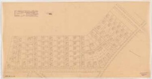 Siedlungspläne, Berlin-Dahlem: Waldfriedhof, Bebauungsplan 1:500