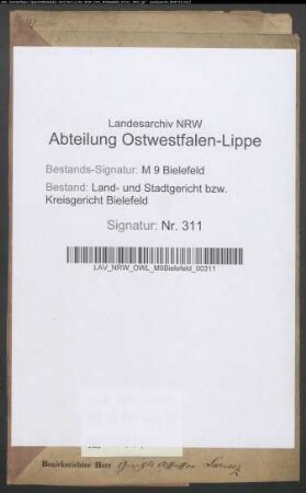 Vogt, Heinrich, Kaufmann, Düsseldorf. Seehausen, Minna, Bielefeld