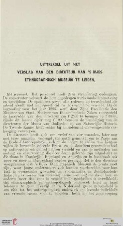 Uittreksel uit het Verslag van den directeur van's Rijks Ethnographisch Museum te Leiden