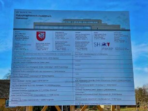 Hammoor: Katastrophenschutzzentrum des Kreises Stormarn: Bauschild