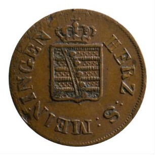 Münze, Pfennig, 1833