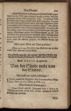 Dat XXXVI. Capittel. Van der Sünde unde van den Sünders.