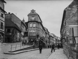Gasse : Beginn des jüdischen Viertels von Bratislava