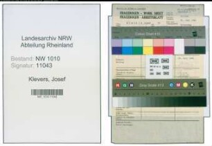 Entnazifizierung Josef Klevers , geb. (Polizei)