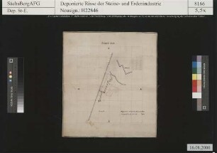 Kaschka bei Meißen; Tongrube Elisabeth Glück der Kaschka-Mehrener Tonwerke I. J.G. Venus auf Parzelle Nr. 4