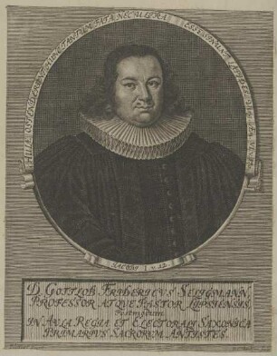 Bildnis des Gottlob Fridericus Seligmann