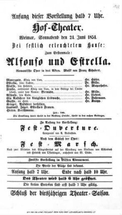 Alfonso und Estrella