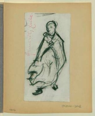 Gehende Frau