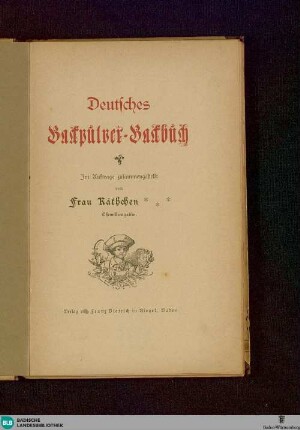 Deutsches Backpulver-Backbuch