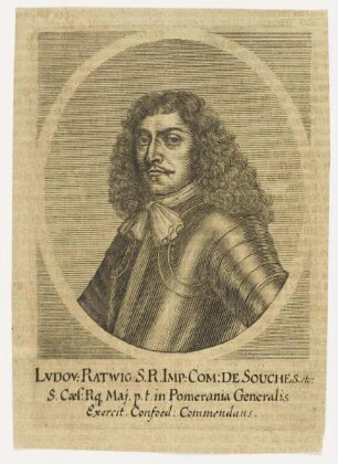 Bildnis des Lvdov. Ratwig, Com. de Souches