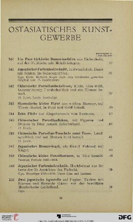 Ostasiatisches Kunstgewerbe (Nr. 340-385)