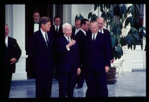 Beim Bundespräsidenten/ Kennedy, Lübke, Adenauer