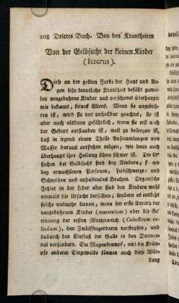 208-211, Von der Gelbsucht der kleinen Kinder (Icterus)