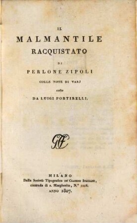 Il Malmantile racquistato