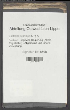Landstraße (Chaussee) vom Kreuzkrug bis vor die Stadt Horn.- (Distrikt E)