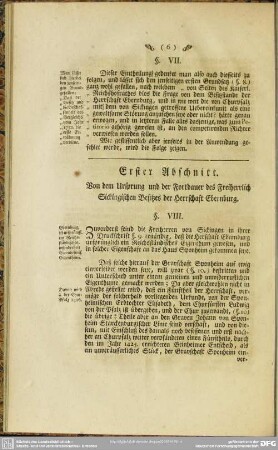 Erster Abschnitt. Von dem Ursprunge und der Fortdauer des Freiherrlich Sickingischen Besitzes der Herrschft Ebernburg