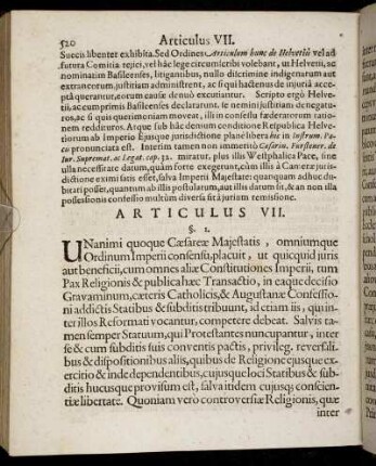 Articulus VII. Observatio 1. - 15.
