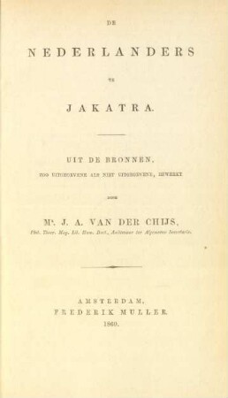 De Nederlanders te Jakatra