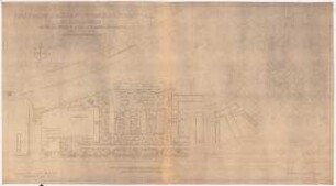 Gartenanlage Bereitschaftssiedlung Oberschlesische Hydrierwerke, Blechhammer: Grünflächen der Werksanlagen: Bepflanzungsplan 1:500