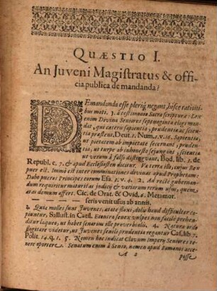Decas politicarum quaestionum