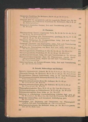 13. Botanik, Bakteriologie und Zoologie
