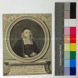 Porträt des lutherischen Theologen und Pädagogen Georg Moebius