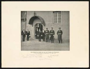 Seemannsheim, Wilhelmshaven: Tag der Einweihung mit Wilhelm II. und Breslauer u. a.