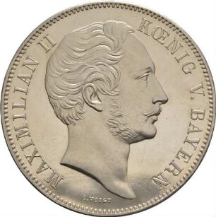 Münze, Doppeltaler, 1848