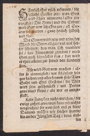 HErtzlich thut mich erfrewen/ die || fröliche Somer zeit/