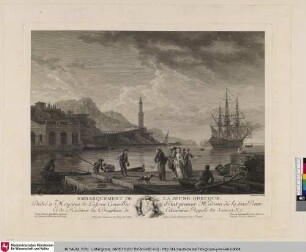 EMBARQUEMENT DE LA JEUNE GRECQUE