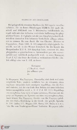 25: Bilinguis aus Dorylaion