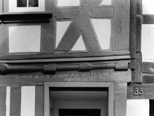 Wohnhaus; Alsfeld, Untergasse 33
