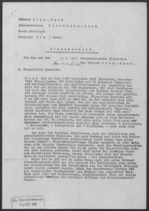 Owen: Pfarrbericht 1959
