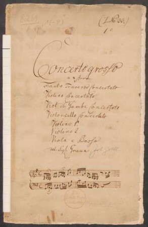 Concerti grossi; iSol (4), strings; G-Dur; WilG 35