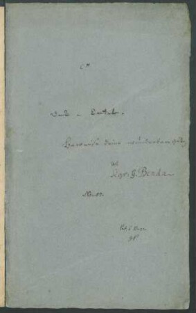 Beweise deine wunderbare Güte; V (4), orch, bc; LorB 545