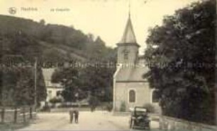 Die Kapelle in der französischen Stadt Hastière