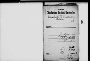 Elble, Friedrich August; Landgerichtsdirektor; geb. 24.2.1883 in Meersburg; gest. 5.1.1967 in Konstanz