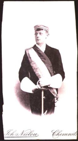 Fotos von Wilhelm Hoffmann: Hoffmann, Wilhelm Hinrich als Student in vollem Wichs
