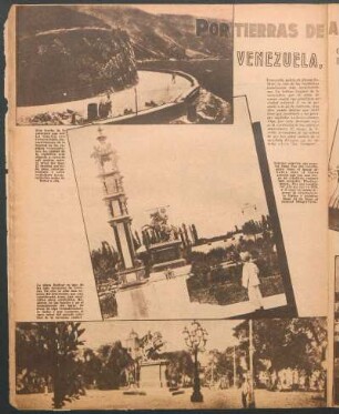 Por tierras de América [Fotografías] : Venezuela, cuna del libertador