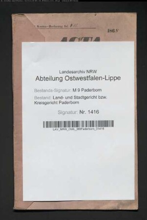 Erblasser: Schreckenberg, Maria, geb. Schnitker; Ehepartner: Schreckenberg, Franz: