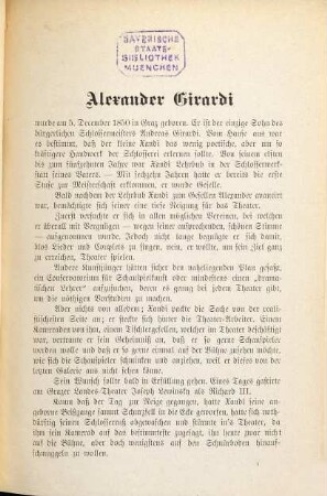 Girardinetto : gesammelte Skizzen über Alexander Girardi's Künstler-Laufbahn