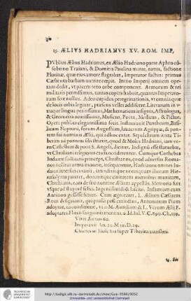 15. Aelius Hadrianus XV. Rom. Imp.