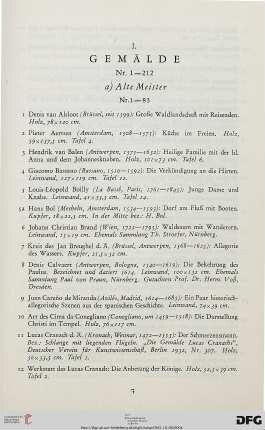 Alte Meister (Nr. 1-83)