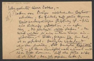 Brief an Ludwig Strecker an B. Schott's Söhne : 26.05.1924