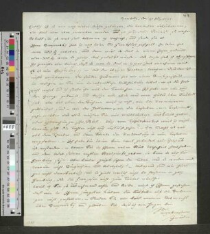 Brief an August von Kotzebue